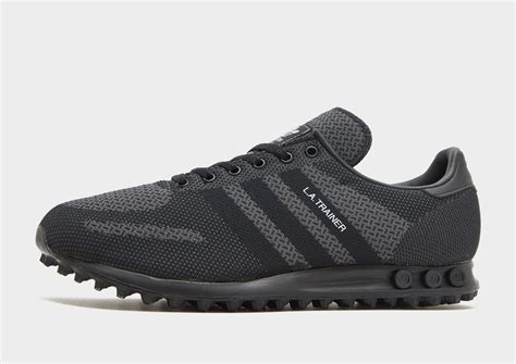 adidas la trainer schwarz grau|adidas LA Trainer Shoes .